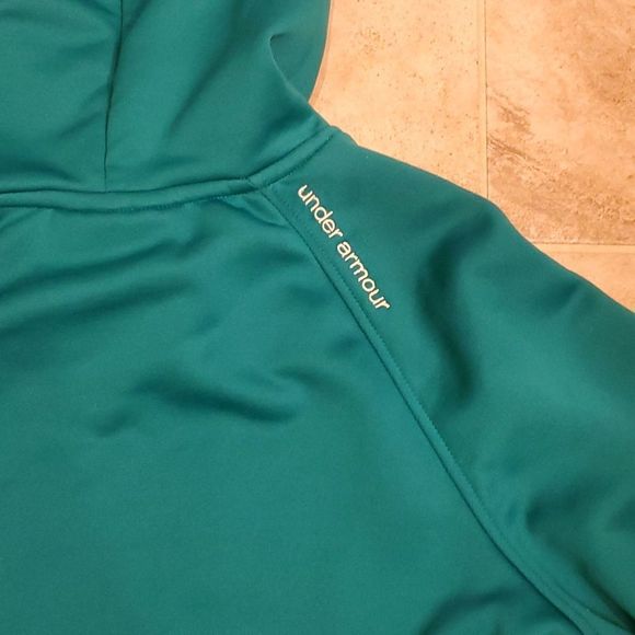 Women's Under Armour UA Storm teal hooded sweatshirt - Picture 8 of 8